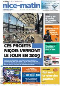 Portada de Nice-Matin (Francia)