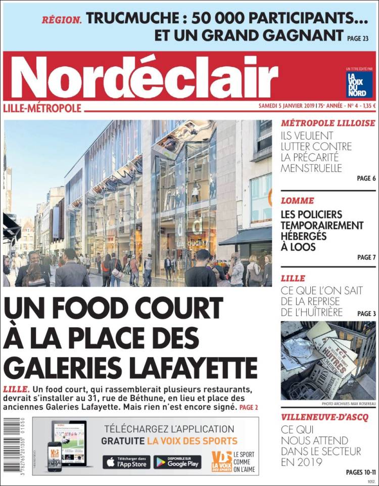 Portada de Nord Éclair (Francia)