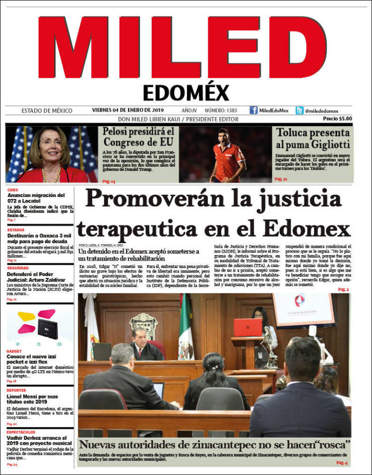 Portada de Miled - Estado de México (México)