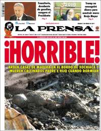 Portada de La Prensa (México)