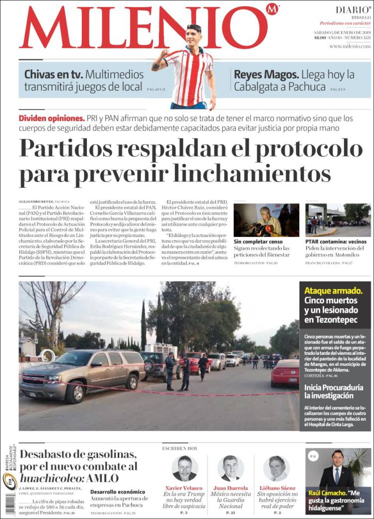 Portada de Milenio de Hidalgo (México)