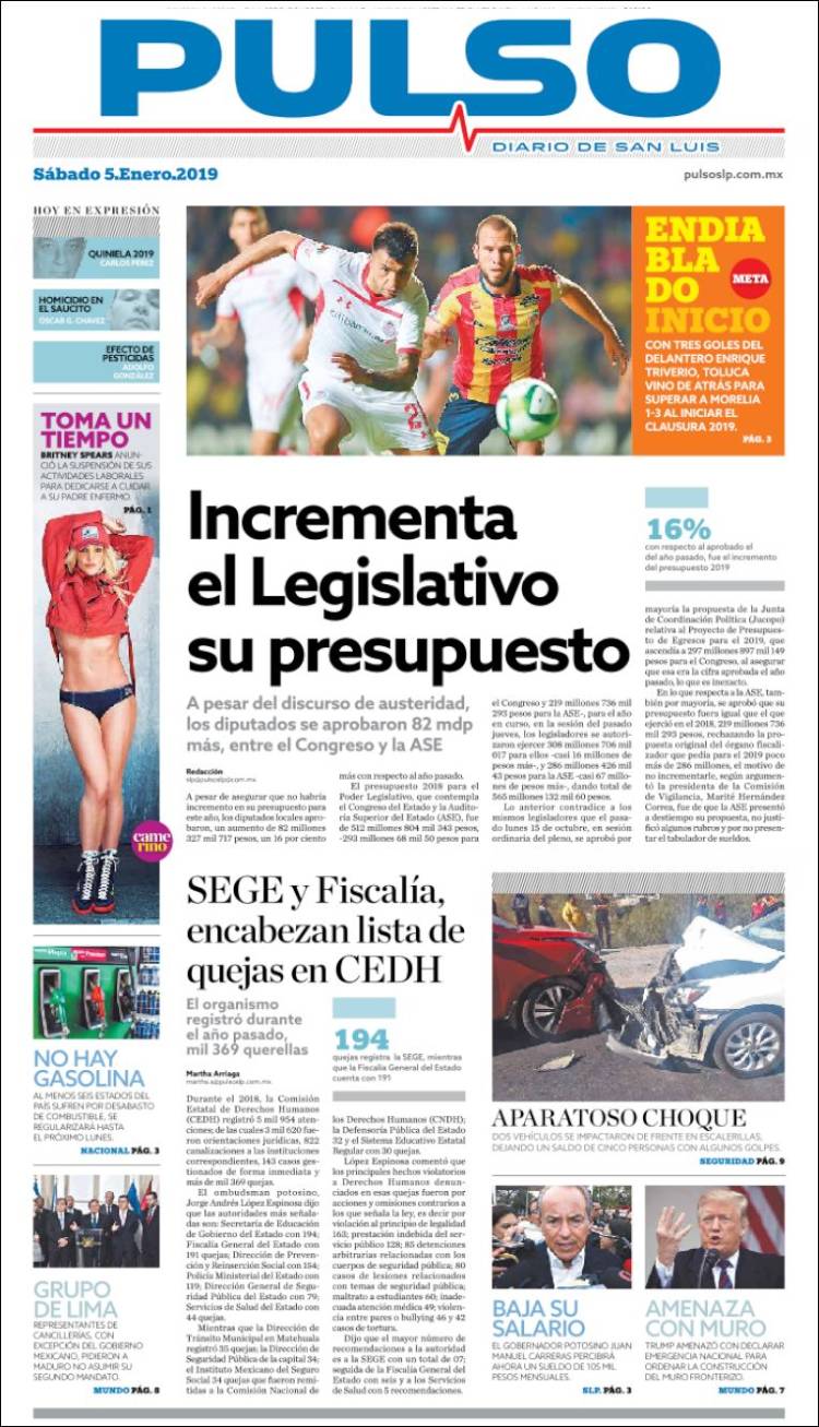 Portada de Pulso (México)