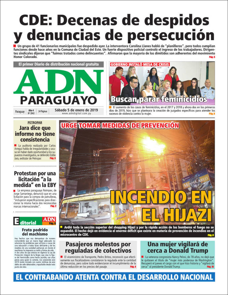Portada de ADN Paraguayo (Paraguay)