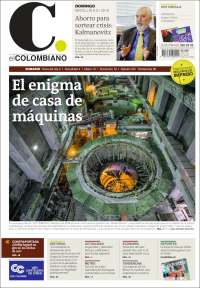 Portada de El Colombiano (Colombia)