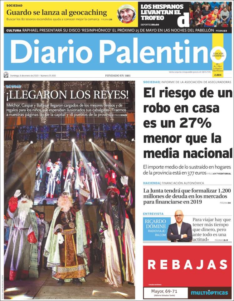 Portada de Diario Palentino (Espa&ntilde;a)