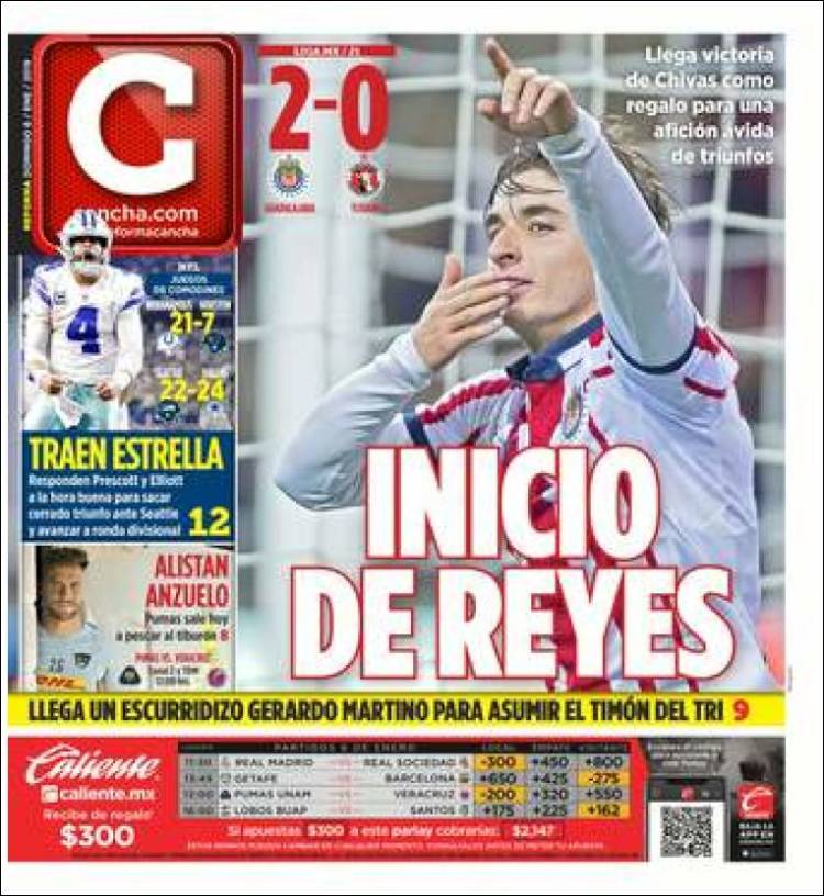 Portada de Cancha (M&eacute;xico)