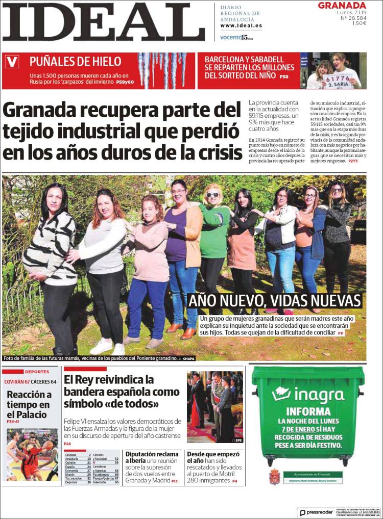 Portada de Ideal (Espa&ntilde;a)