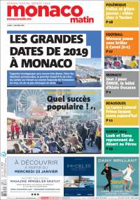 Portada de Nice-Matin (Francia)