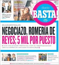 Portada de Diario Basta (México)