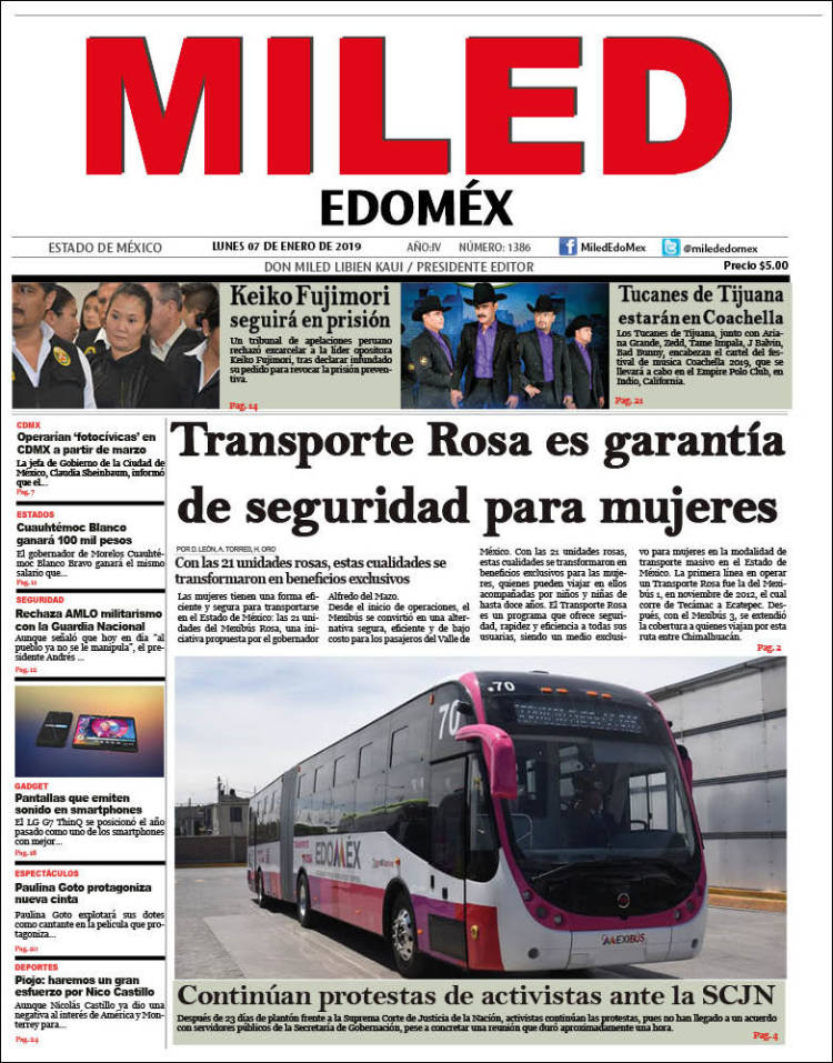 Portada de Miled - Estado de México (México)