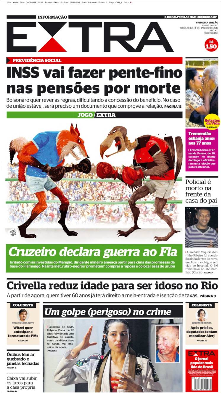 Portada de Extra (Brasil)