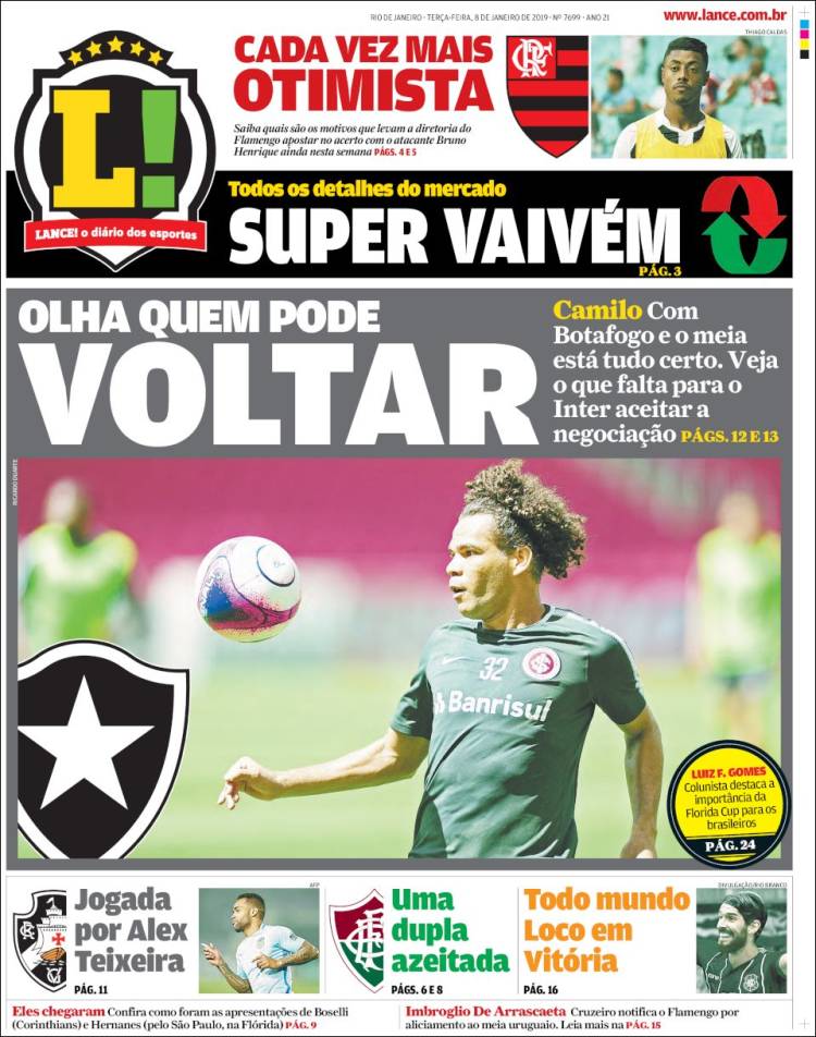 Portada de Lance! (Brasil)