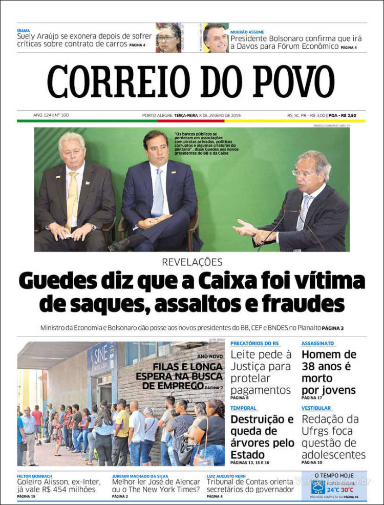 Portada de Correio Do Povo (Brasil)