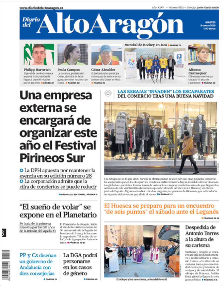 Portada de Diario del AltoAragón (Espa&ntilde;a)
