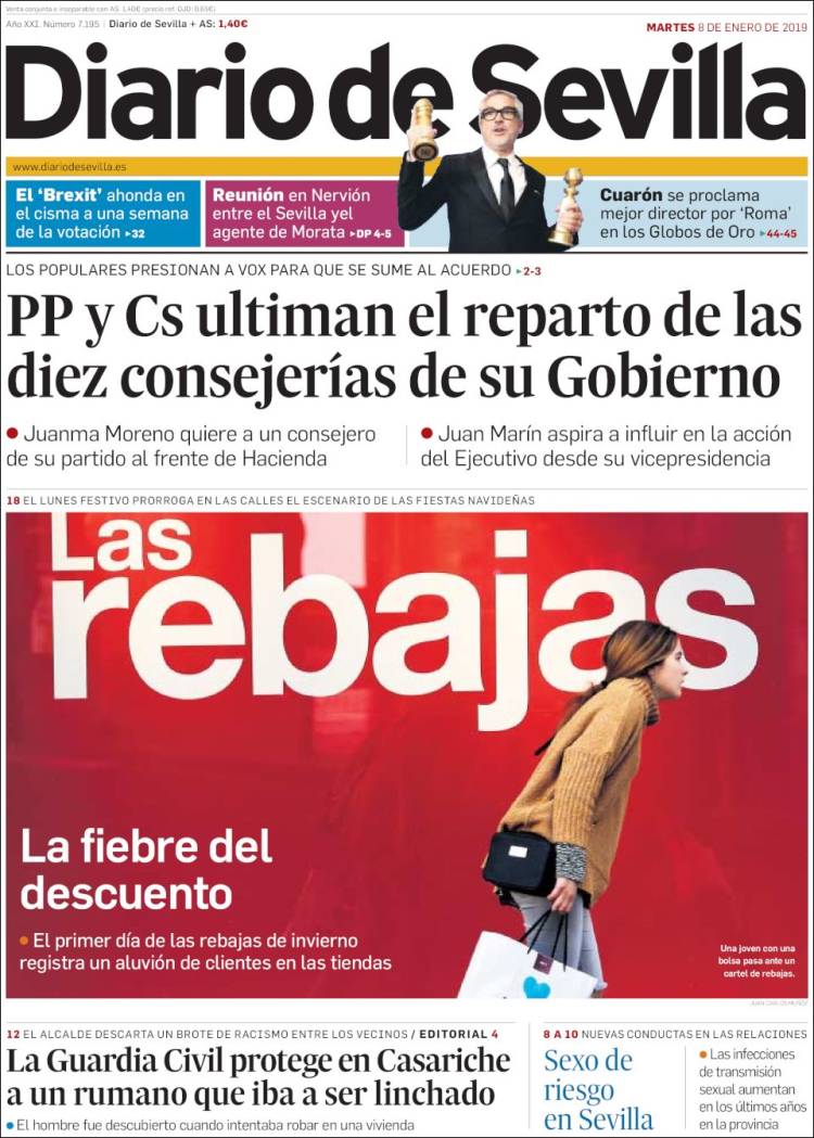 Portada de Diario de Sevilla (Espa&ntilde;a)