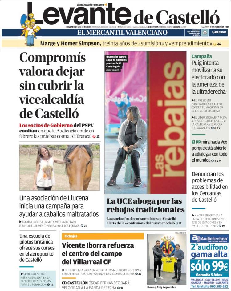 Portada de Levante de Castelló (Espa&ntilde;a)