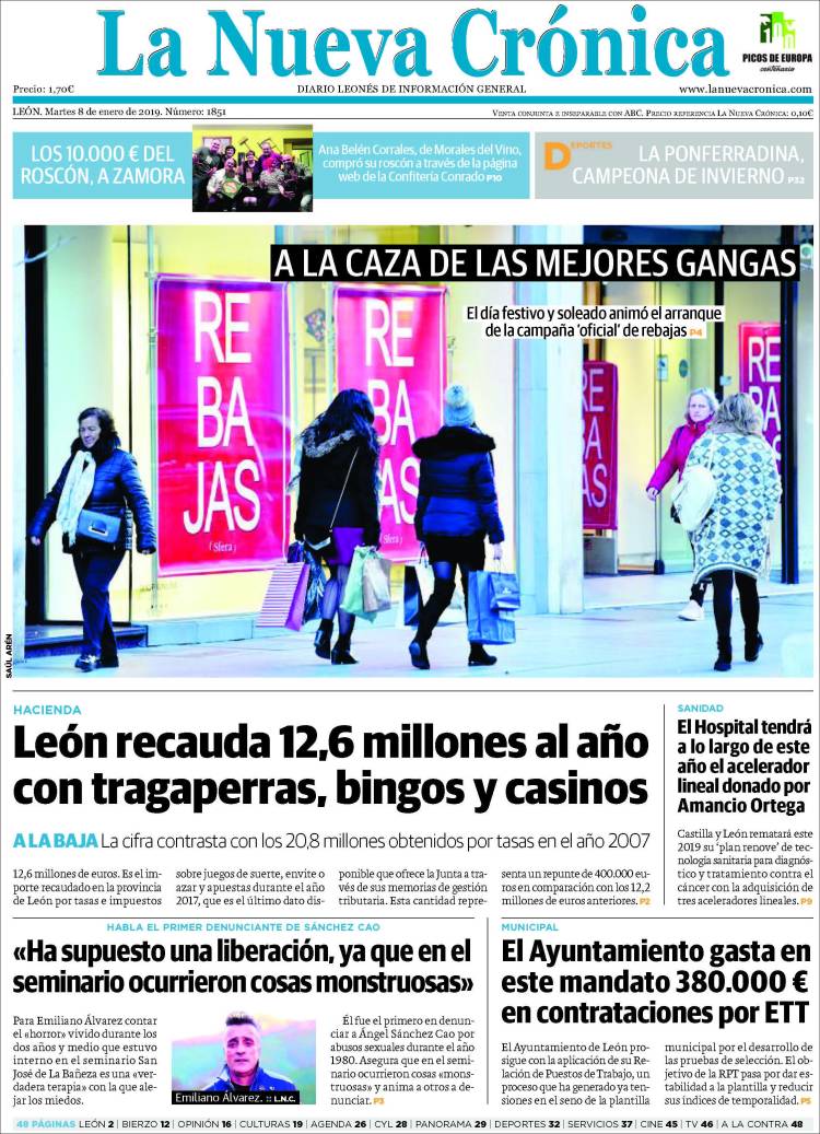 Portada de La Nueva Crónica (Espa&ntilde;a)