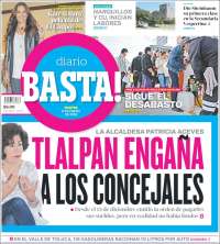 Portada de Diario Basta (México)