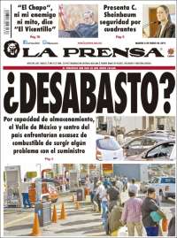 Portada de La Prensa (México)