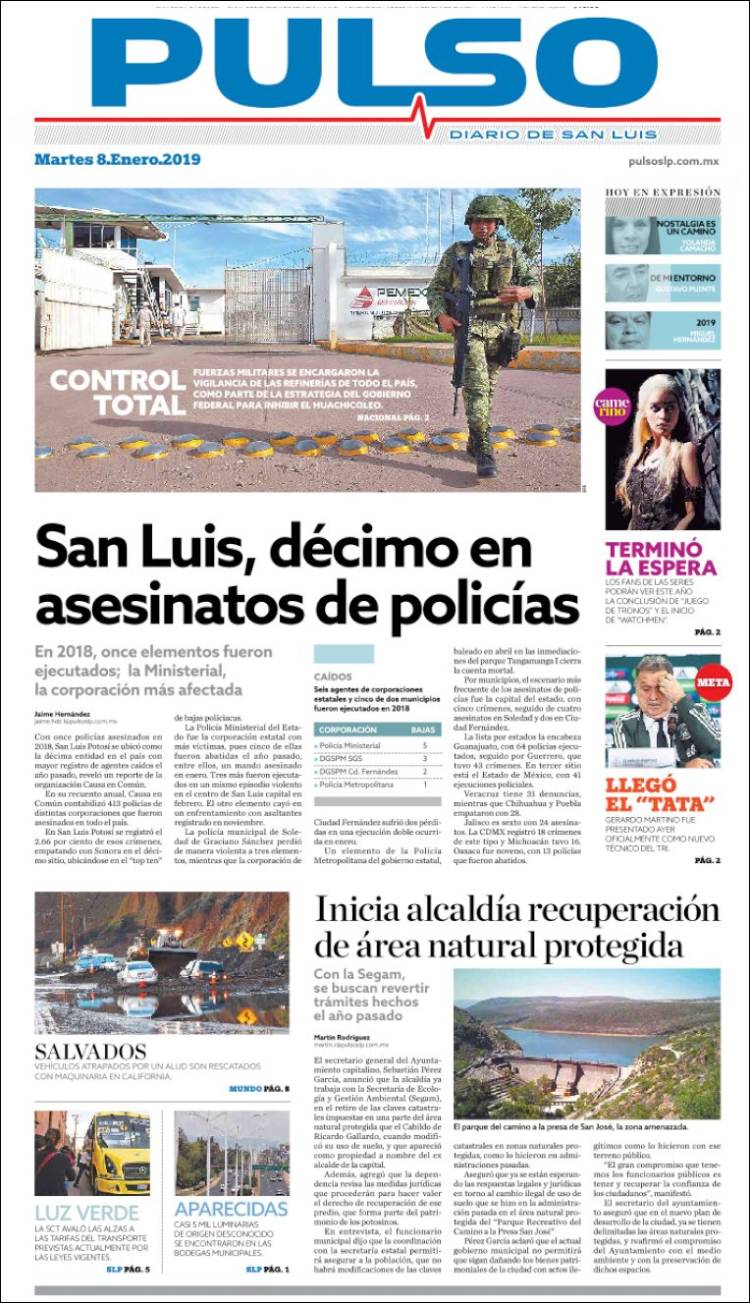 Portada de Pulso (México)