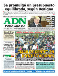 Portada de ADN Paraguayo (Paraguay)