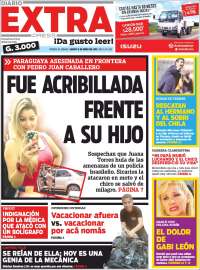 Portada de Diario Extra (Paraguay)
