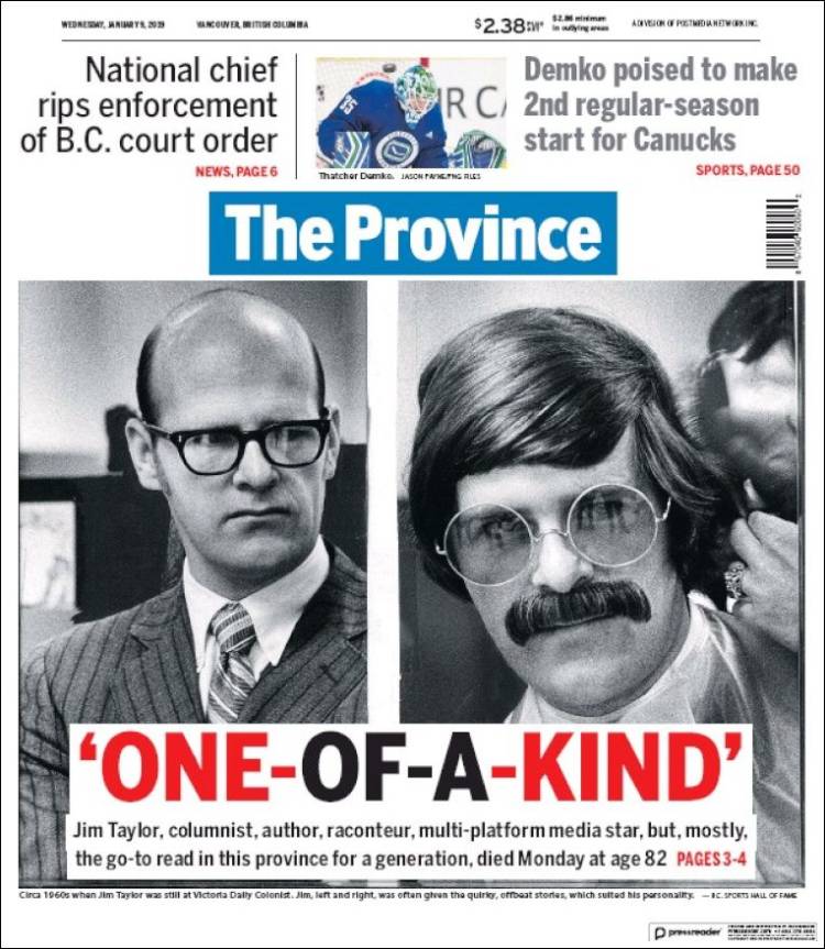 Portada de The Province (Canada)