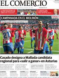 Portada de El Comercio - Gijón (Espa&ntilde;a)