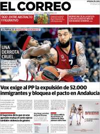 Portada de El Correo - Álava (Espa&ntilde;a)