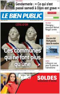 Portada de Le Bien Public (Francia)