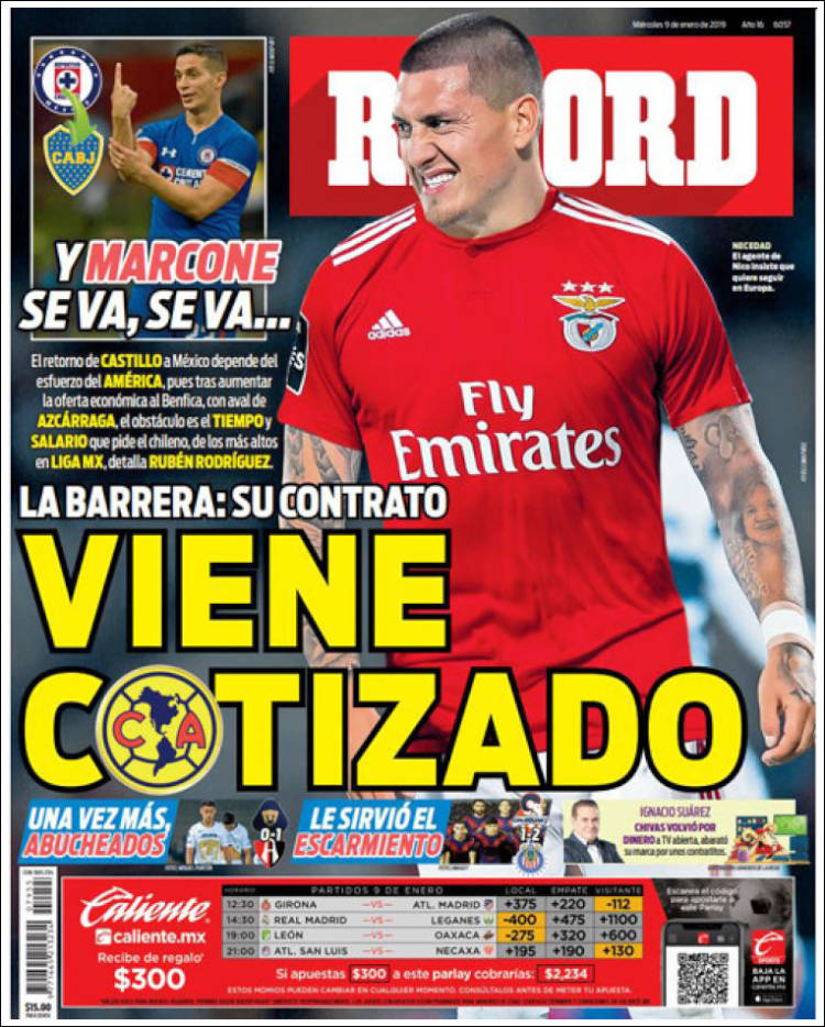 Portada de Record (México)