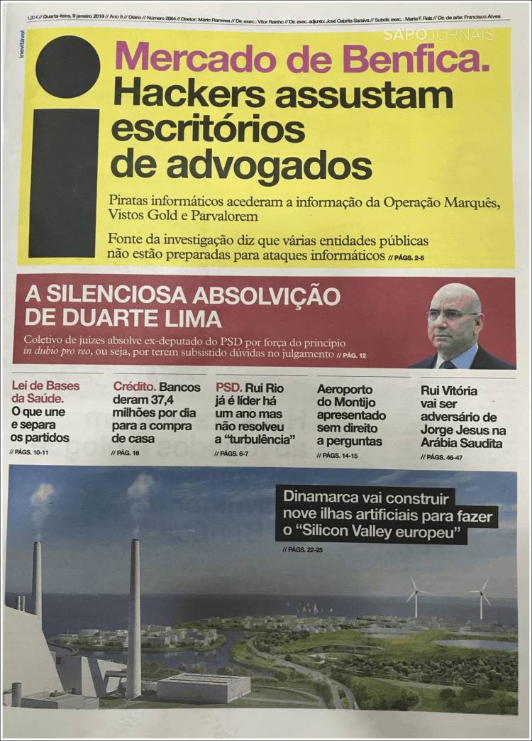 Portada de I - informação (Portugal)