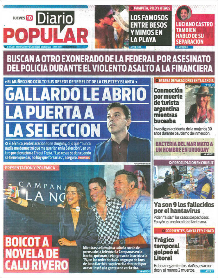 Portada de Diario Popular (Argentina)