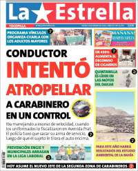 Portada de La Estrella de Tocopilla (Chile)