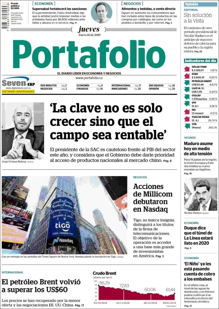 Portada de Portafolio (Colombia)