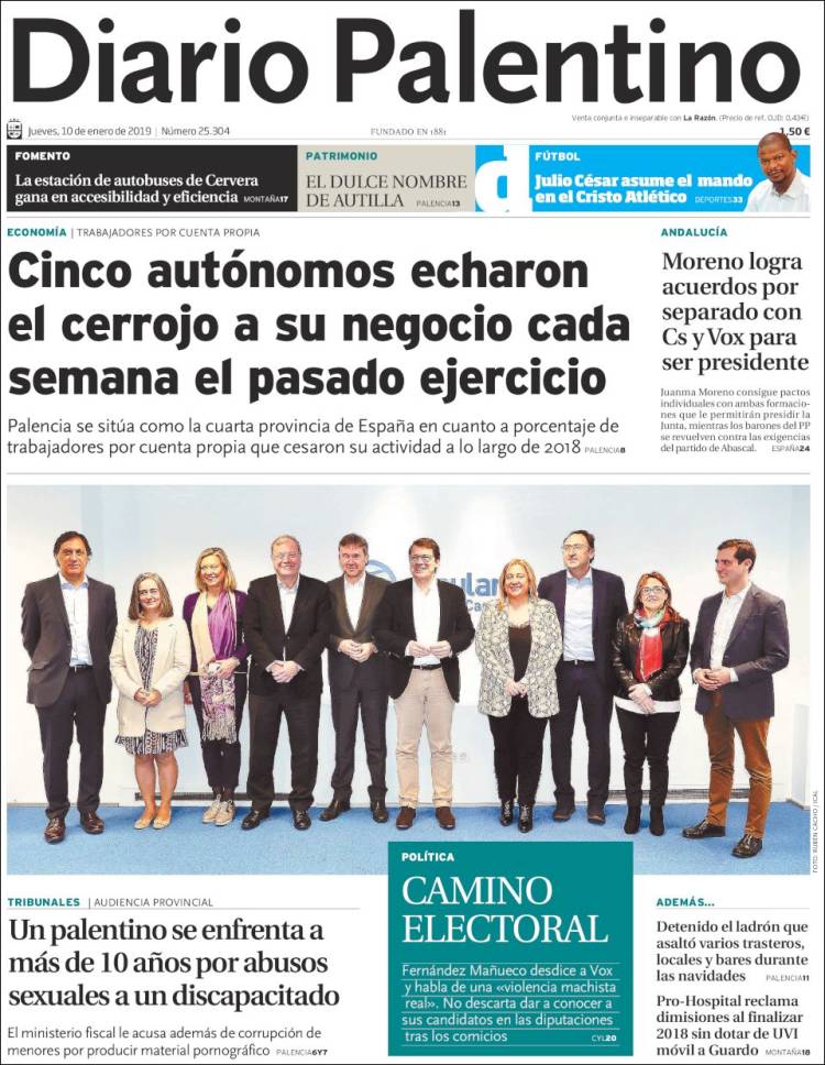 Portada de Diario Palentino (España)