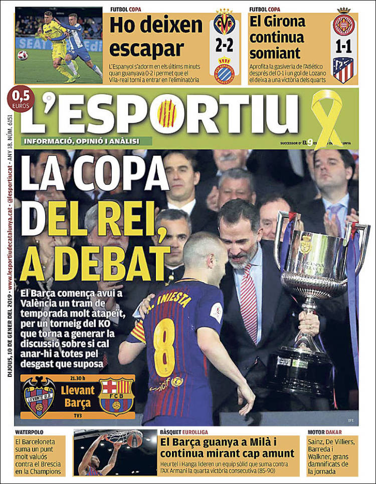 Portada de L'Esportiu (España)