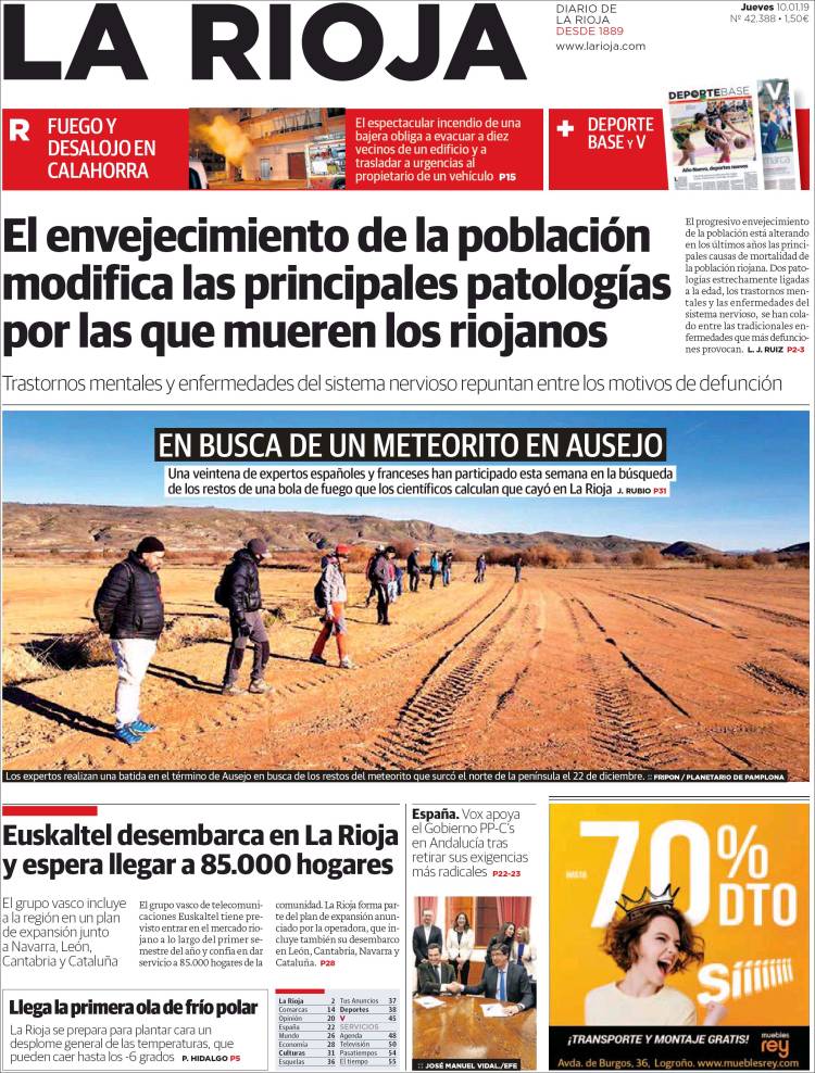 Portada de La Rioja (España)