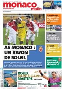 Portada de Nice-Matin (Francia)