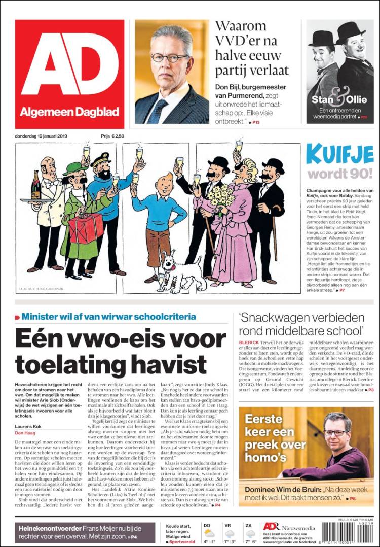 Portada de AD (Pa&iacute;ses Bajos)