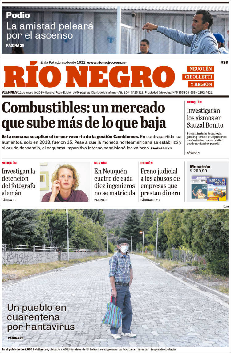 Portada de Rio Negro de Neuquen (Argentina)