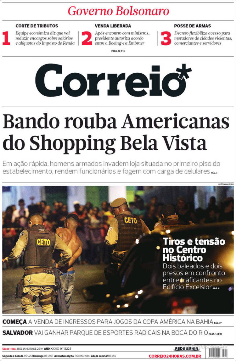Portada de Correio* (Brasil)
