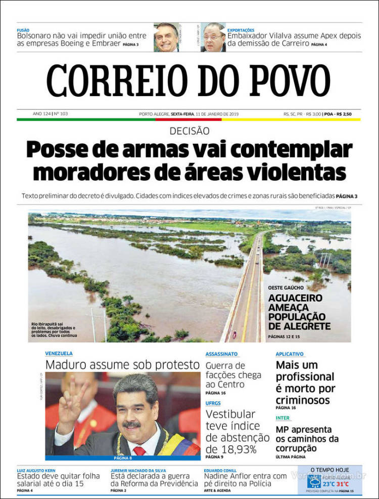 Portada de Correio Do Povo (Brasil)