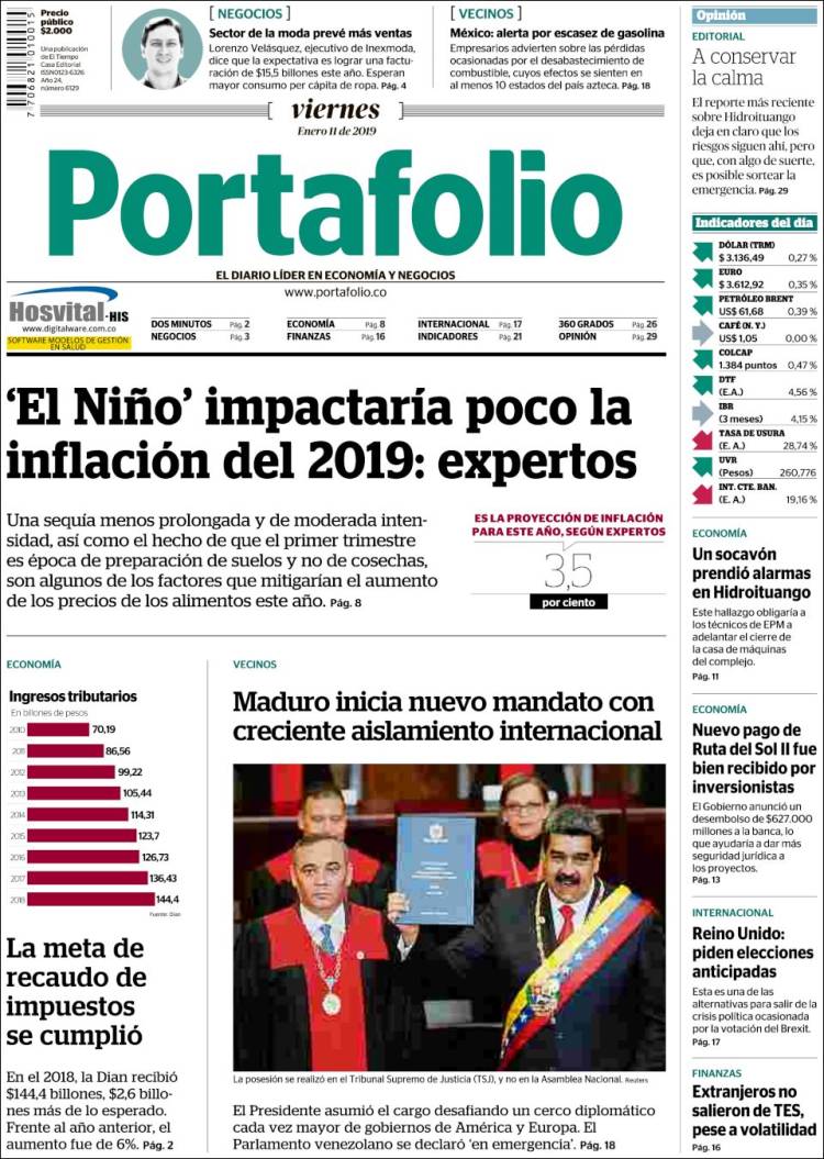 Portada de Portafolio (Colombia)