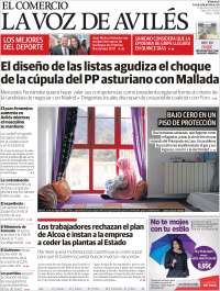 Portada de El Comercio - Avilés (Espa&ntilde;a)