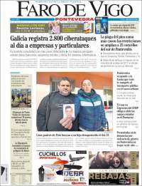 Portada de El Faro de Vigo - Pontevedra (Espa&ntilde;a)