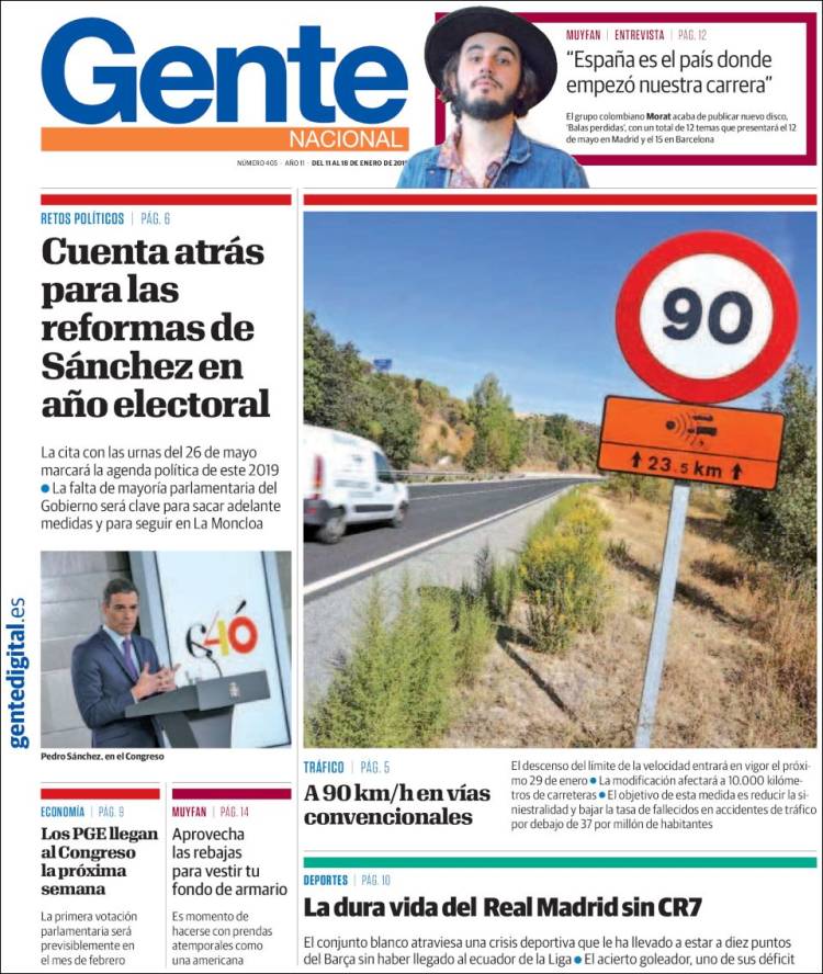 Portada de Gente en Valladolid (Espa&ntilde;a)