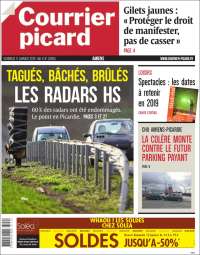 Portada de Courrier Picard (Francia)