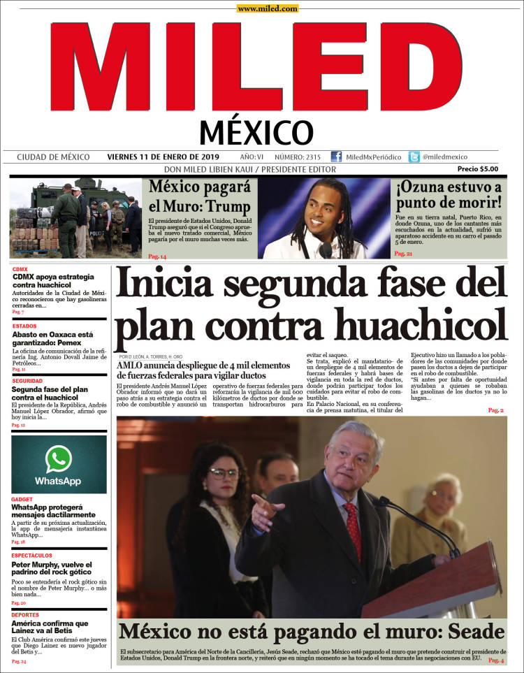 Portada de Miled (México)