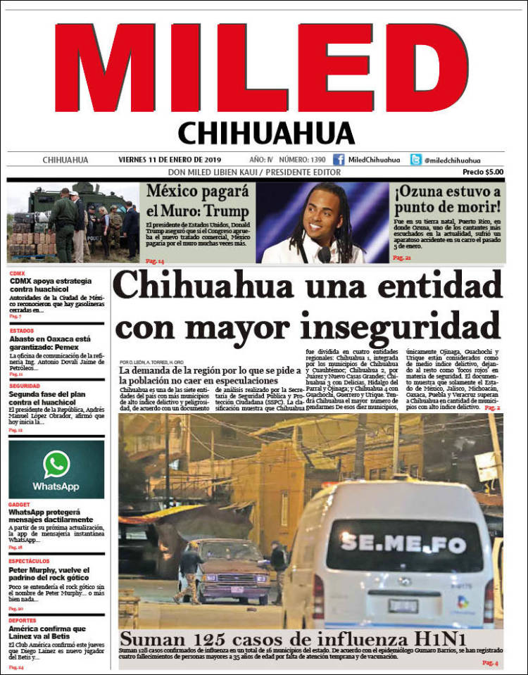 Portada de Miled - Chihuahua (México)